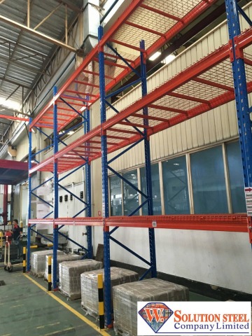 ชั้นวางพาเลทครอบตะแกรง